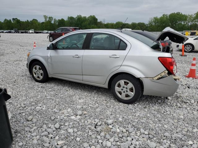1G1JB5SH2E4163854 - 2014 CHEVROLET SONIC LS SILVER photo 2