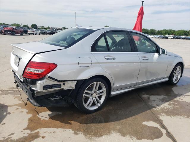 WDDGF4HB1DG103313 - 2013 MERCEDES-BENZ C 250 SILVER photo 3