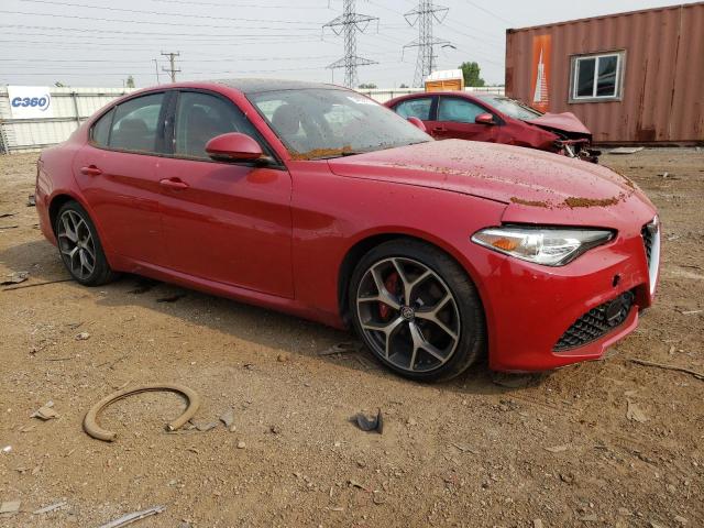 ZARFANAN8K7601316 - 2019 ALFA ROMEO GIULIA RED photo 4