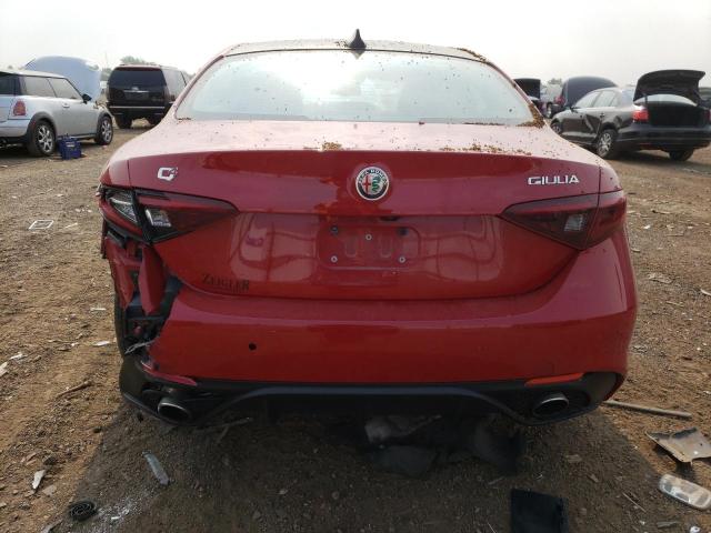 ZARFANAN8K7601316 - 2019 ALFA ROMEO GIULIA RED photo 6