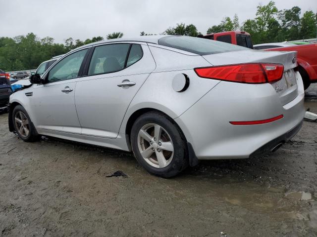 5XXGM4A72FG372257 - 2015 KIA OPTIMA LX SILVER photo 2