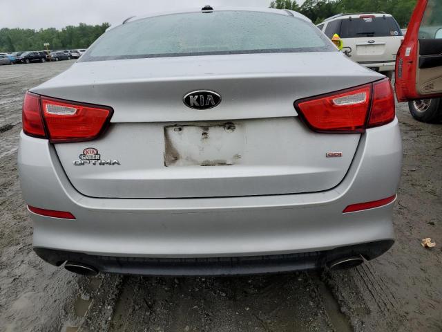 5XXGM4A72FG372257 - 2015 KIA OPTIMA LX SILVER photo 6