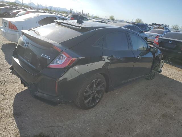 SHHFK7H90JU226556 - 2018 HONDA CIVIC SPORT TOURING BLACK photo 3