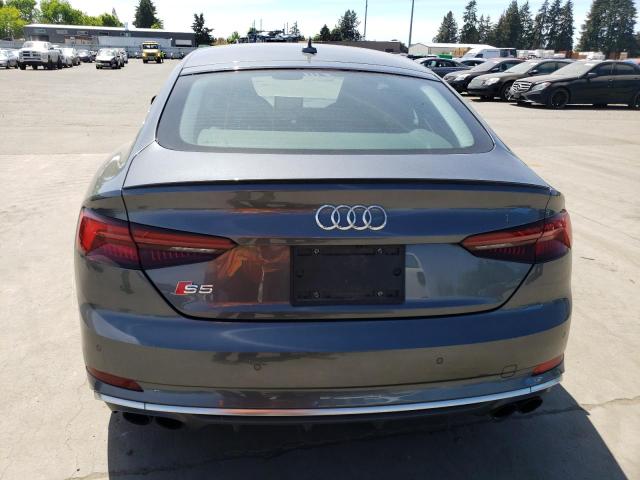 WAUB4CF58JA046525 - 2018 AUDI S5 PREMIUM PLUS ნაცრისფერი ფოტო 6