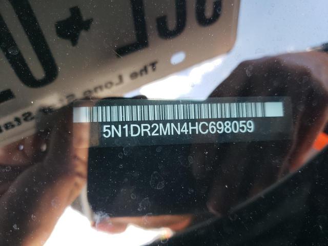 5N1DR2MN4HC698059 - 2017 NISSAN PATHFINDER S WHITE photo 13