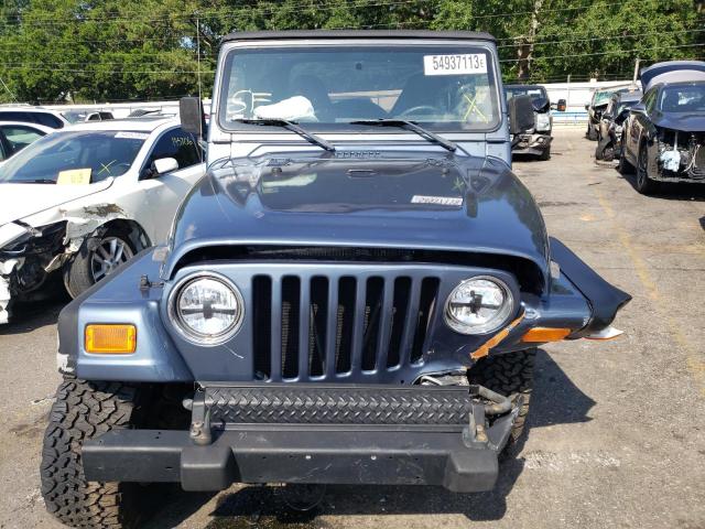 1J4FA49S62P705702 - 2002 JEEP WRANGLER / SPORT BLUE photo 5