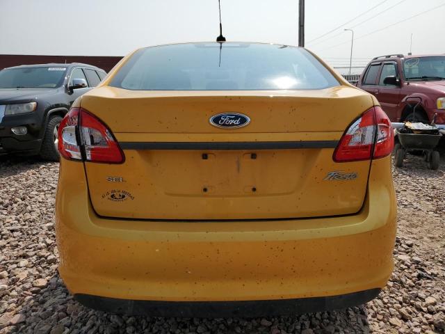 3FADP4CJXCM196643 - 2012 FORD FIESTA SEL YELLOW photo 6