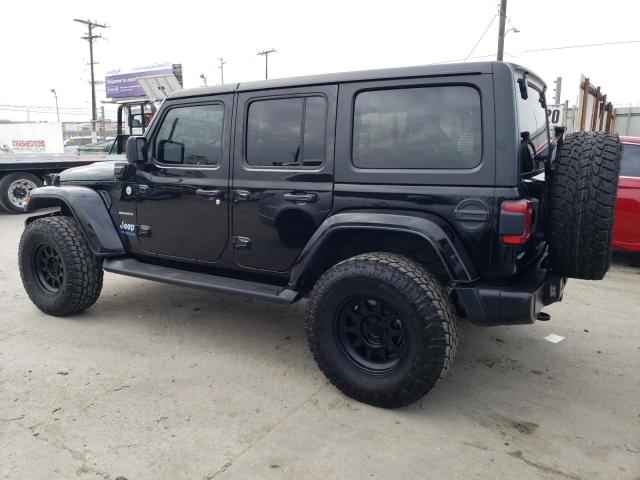 1C4JJXP68MW716734 - 2021 JEEP WRANGLER U SAHARA 4XE BLACK photo 2