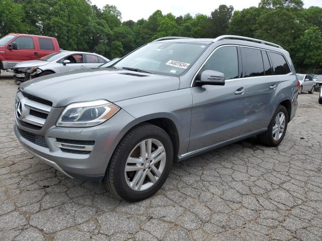 4JGDF7CE1EA334891 - 2014 MERCEDES-BENZ GL 450 4MATIC GRAY photo 1