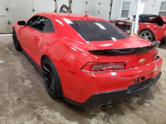 2G1FZ1EP7E9801218 - 2014 CHEVROLET CAMARO ZL1 红色 照片 3