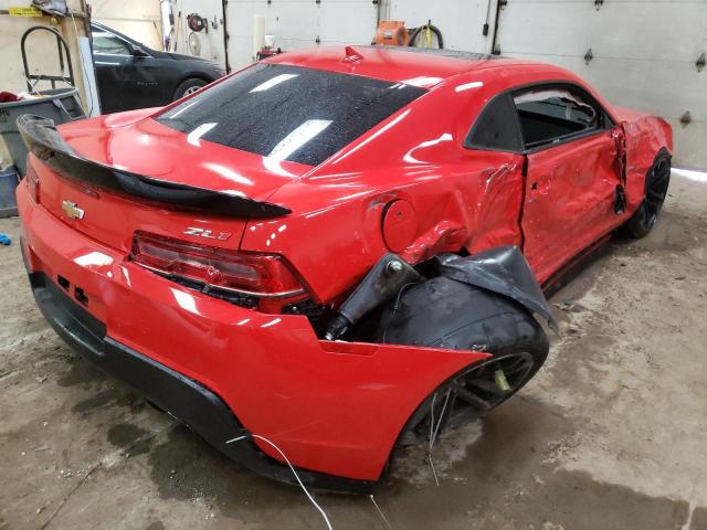 2G1FZ1EP7E9801218 - 2014 CHEVROLET CAMARO ZL1 红色 照片 4