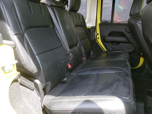 1C4JJXP62NW274826 - 2022 JEEP WRANGLER U SAHARA 4XE YELLOW photo 10
