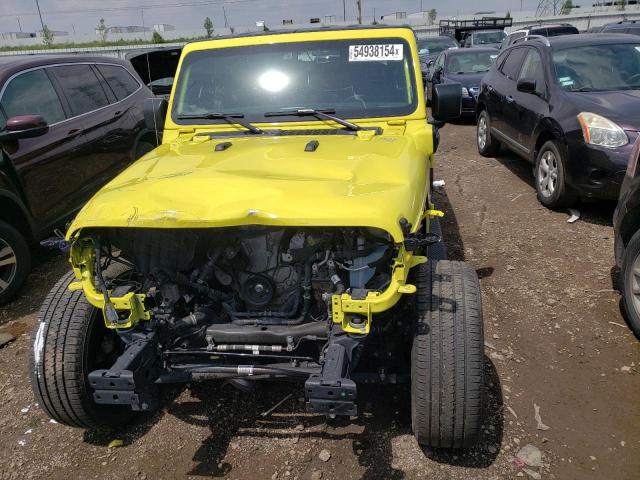1C4JJXP62NW274826 - 2022 JEEP WRANGLER U SAHARA 4XE YELLOW photo 5