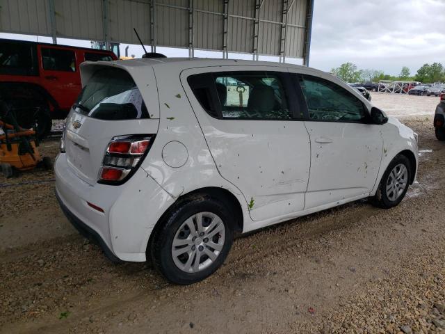 1G1JG6SH0H4155666 - 2017 CHEVROLET SONIC WHITE photo 3