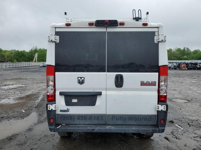 3C6TRVAG0JE106332 - 2018 RAM PROMASTER 1500 STANDARD WHITE photo 6