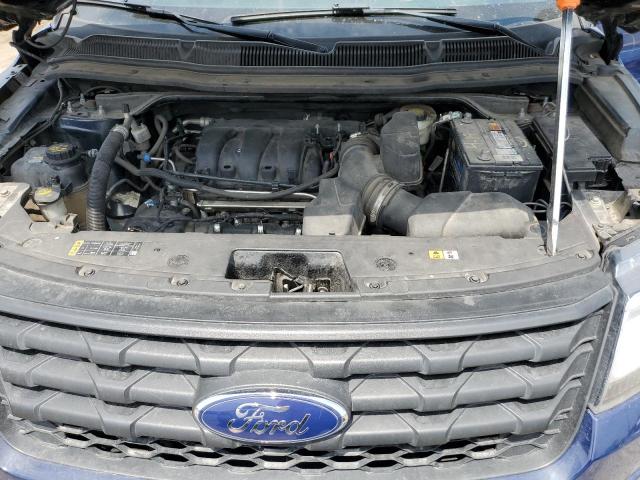 1FM5K8ARXHGC57368 - 2017 FORD EXPLORER POLICE INTERCEPTOR 蓝色 照片 12