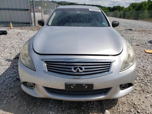 JN1CV6ARXDM766401 - 2013 INFINITI G37 SILVER photo 5