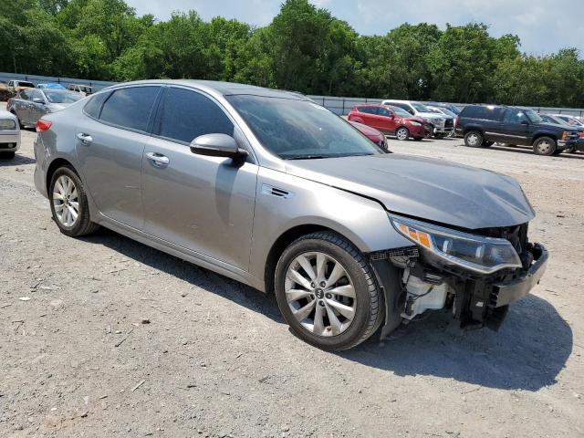 5XXGU4L35GG107716 - 2016 KIA OPTIMA EX SILVER photo 4