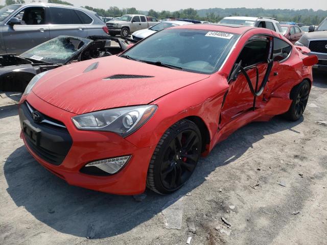 KMHHU6KJ2DU111353 - 2013 HYUNDAI GENESIS CO 3.8L RED photo 1