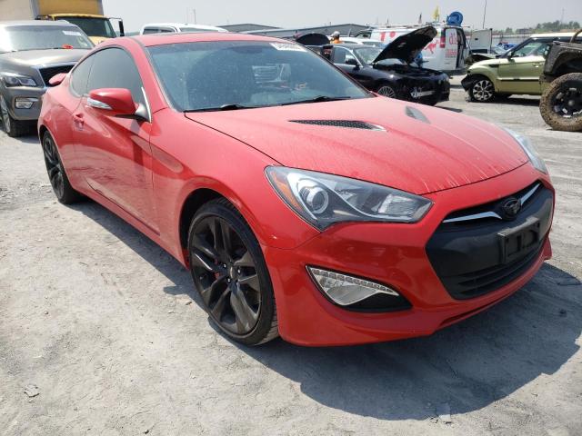 KMHHU6KJ2DU111353 - 2013 HYUNDAI GENESIS CO 3.8L RED photo 4