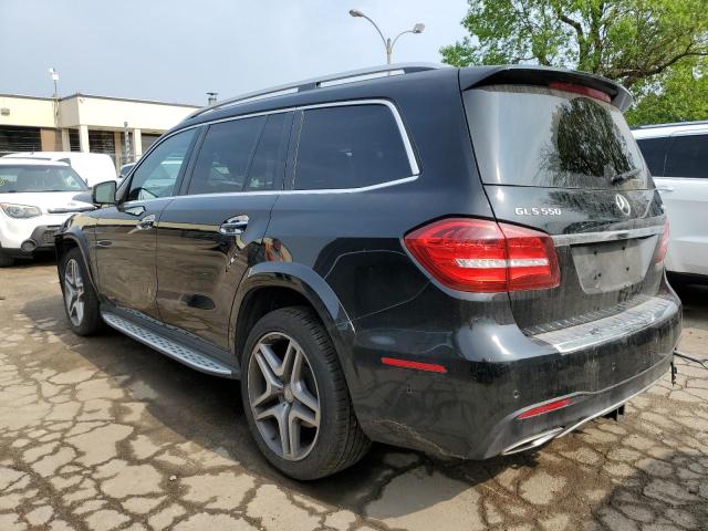 4JGDF7DE9HA821002 - 2017 MERCEDES-BENZ GLS 550 4MATIC BLACK photo 2