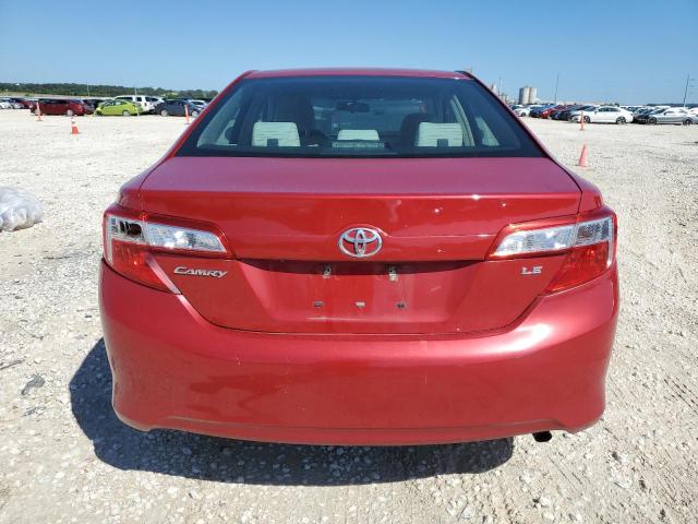 4T1BF1FK5EU805445 - 2014 TOYOTA CAMRY L RED photo 6