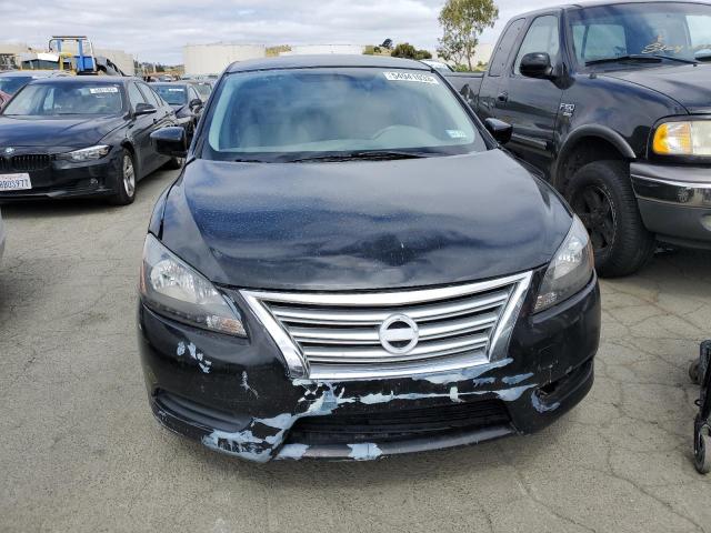 3N1AB7AP9DL742394 - 2013 NISSAN SENTRA S BLACK photo 5