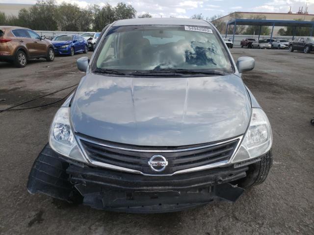 3N1BC1CP9AL435878 - 2010 NISSAN VERSA S SILVER photo 5