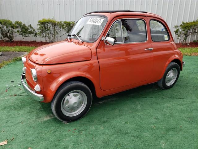 110F5188575 - 1975 FIAT 500 ORANGE photo 1