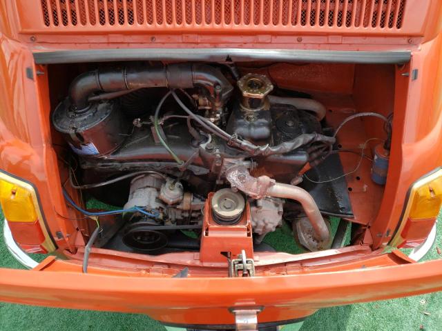 110F5188575 - 1975 FIAT 500 ORANGE photo 11