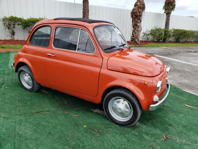 110F5188575 - 1975 FIAT 500 ORANGE photo 4