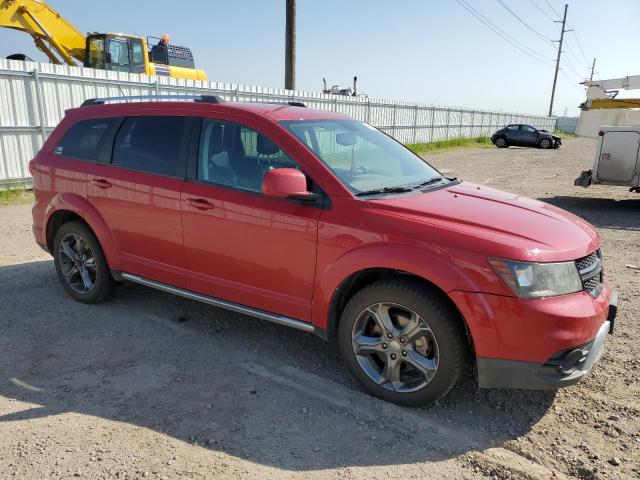 3C4PDCGG3FT654235 - 2015 DODGE JOURNEY CROSSROAD RED photo 4