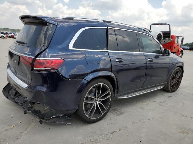 4JGFF5KE4NA689195 - 2022 MERCEDES-BENZ GLS 450 4MATIC BLUE photo 3