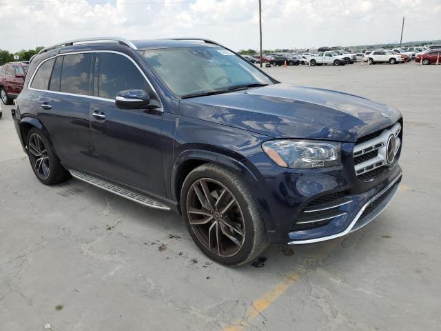 4JGFF5KE4NA689195 - 2022 MERCEDES-BENZ GLS 450 4MATIC BLUE photo 4