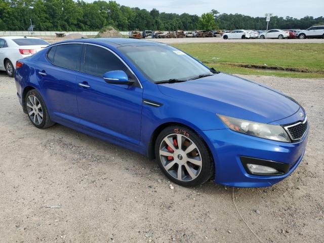 5XXGR4A68DG123550 - 2013 KIA OPTIMA EX SX BLUE photo 4