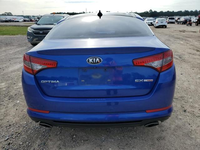 5XXGR4A68DG123550 - 2013 KIA OPTIMA EX SX BLUE photo 6