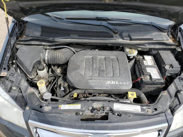 2C4RC1CG6CR116956 - 2012 CHRYSLER TOWN & COU TOURING L CHARCOAL photo 12