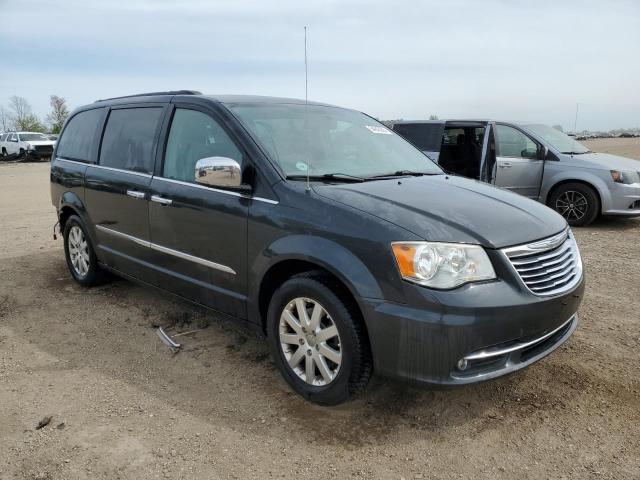 2C4RC1CG6CR116956 - 2012 CHRYSLER TOWN & COU TOURING L CHARCOAL photo 4