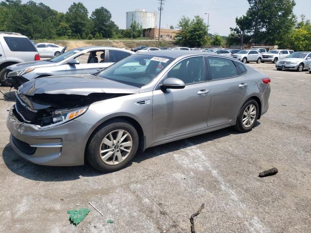 5XXGT4L35JG229082 - 2018 KIA OPTIMA LX GRAY photo 1