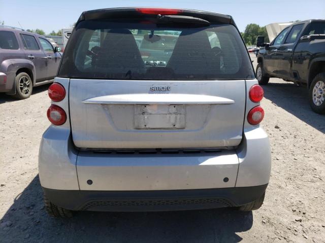 WMEEJ3BA2DK606891 - 2013 SMART FORTWO PURE SILVER photo 6