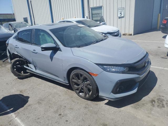 SHHFK7H9XKU223164 - 2019 HONDA CIVIC SPORT TOURING GRAY photo 4