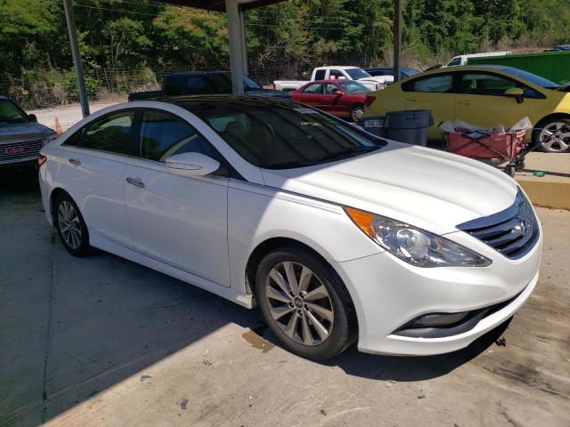 5NPEC4AC3EH906876 - 2014 HYUNDAI SONATA SE WHITE photo 4