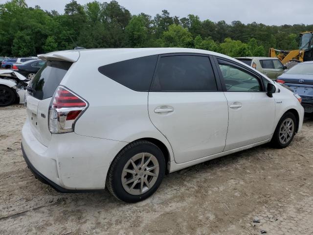 JTDZN3EU4FJ018042 - 2015 TOYOTA PRIUS V WHITE photo 3