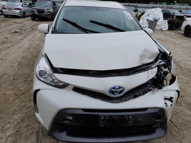 JTDZN3EU4FJ018042 - 2015 TOYOTA PRIUS V WHITE photo 5