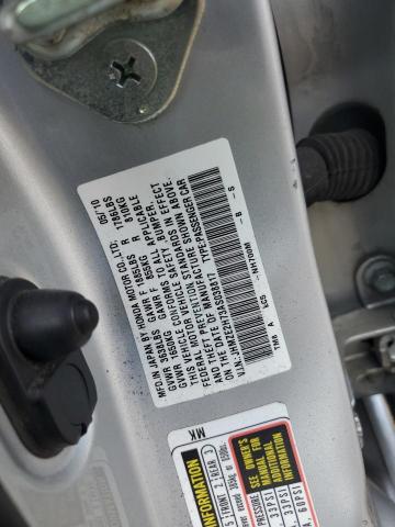 JHMZE2H73AS038817 - 2010 HONDA INSIGHT EX SILVER photo 12