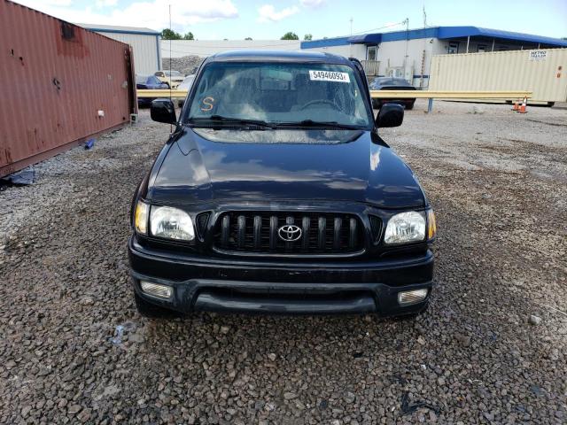 5TEGM92N14Z428889 - 2004 TOYOTA TACOMA DOUBLE CAB PRERUNNER BLACK photo 5