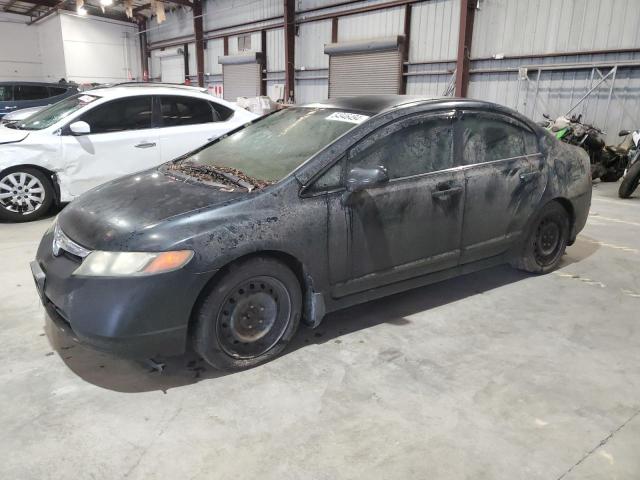 1HGFA16576L011778 - 2006 HONDA CIVIC LX BLACK photo 1