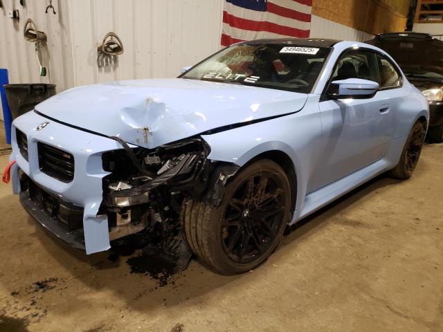 3MF13DM08R8E80351 - 2024 BMW M2 BLUE photo 1