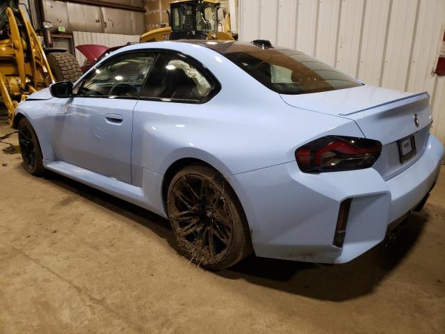 3MF13DM08R8E80351 - 2024 BMW M2 BLUE photo 2