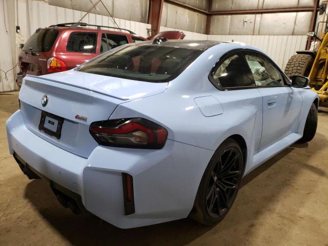 3MF13DM08R8E80351 - 2024 BMW M2 BLUE photo 3
